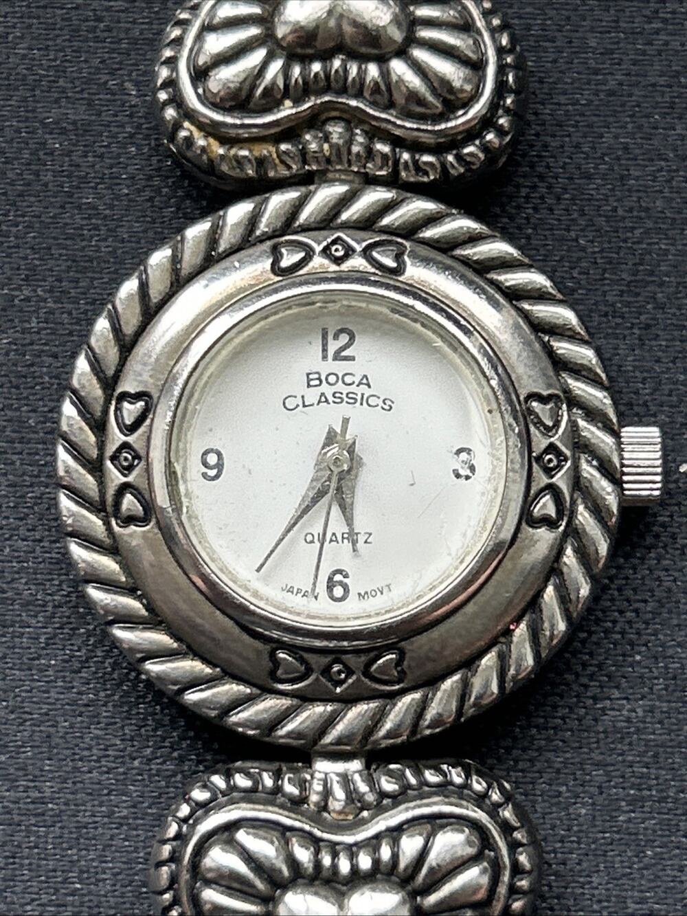 Boca Classics Heart Shaped Band Women’s Quartz Watch